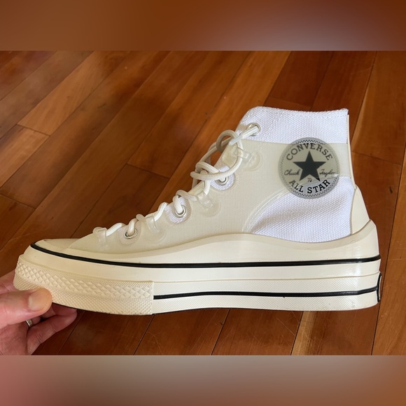 Converse Street Utility Chuck 70 Utility High Top sz 8.5 White/Egret/Black - Picture 2 of 7